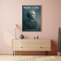 Marie Curie Pioneer Of Radioactivity Poster