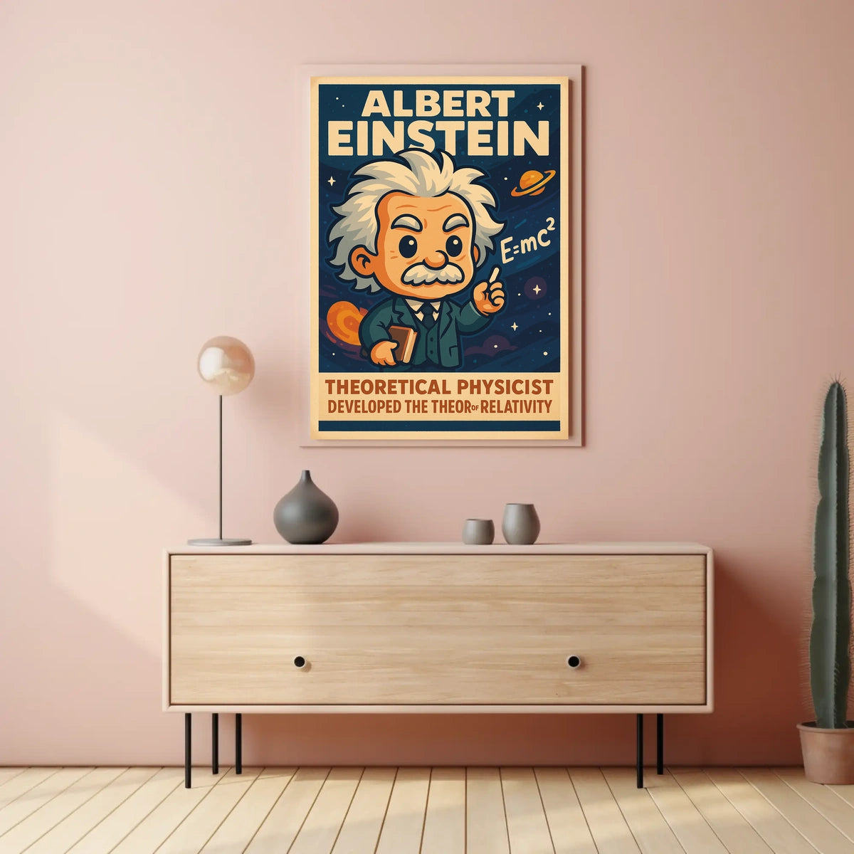 Albert Einstein Theoretical Physicist Poster
