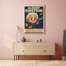 Albert Einstein Theoretical Physicist Poster