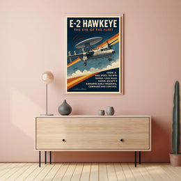 E-2 Hawkeye The Eye Of The Fleet Poster