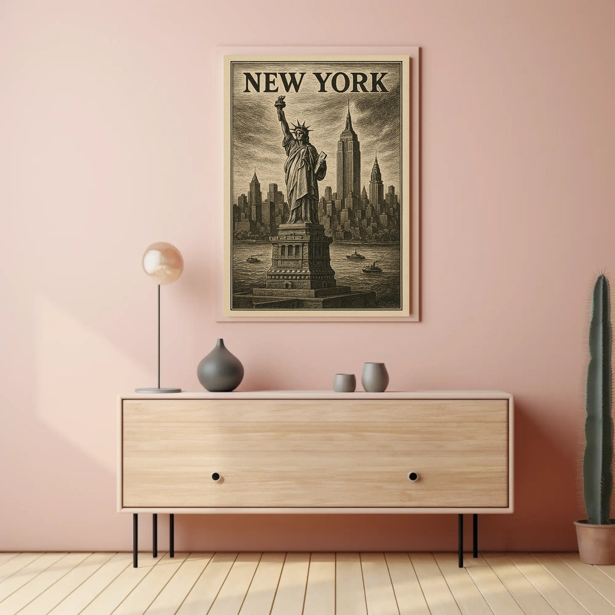 New York Skyline Poster