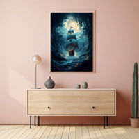 Voyage Through The Storm Poster PosterGoat
