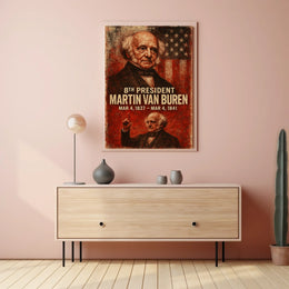 Martin Van Buren 8th President Poster
