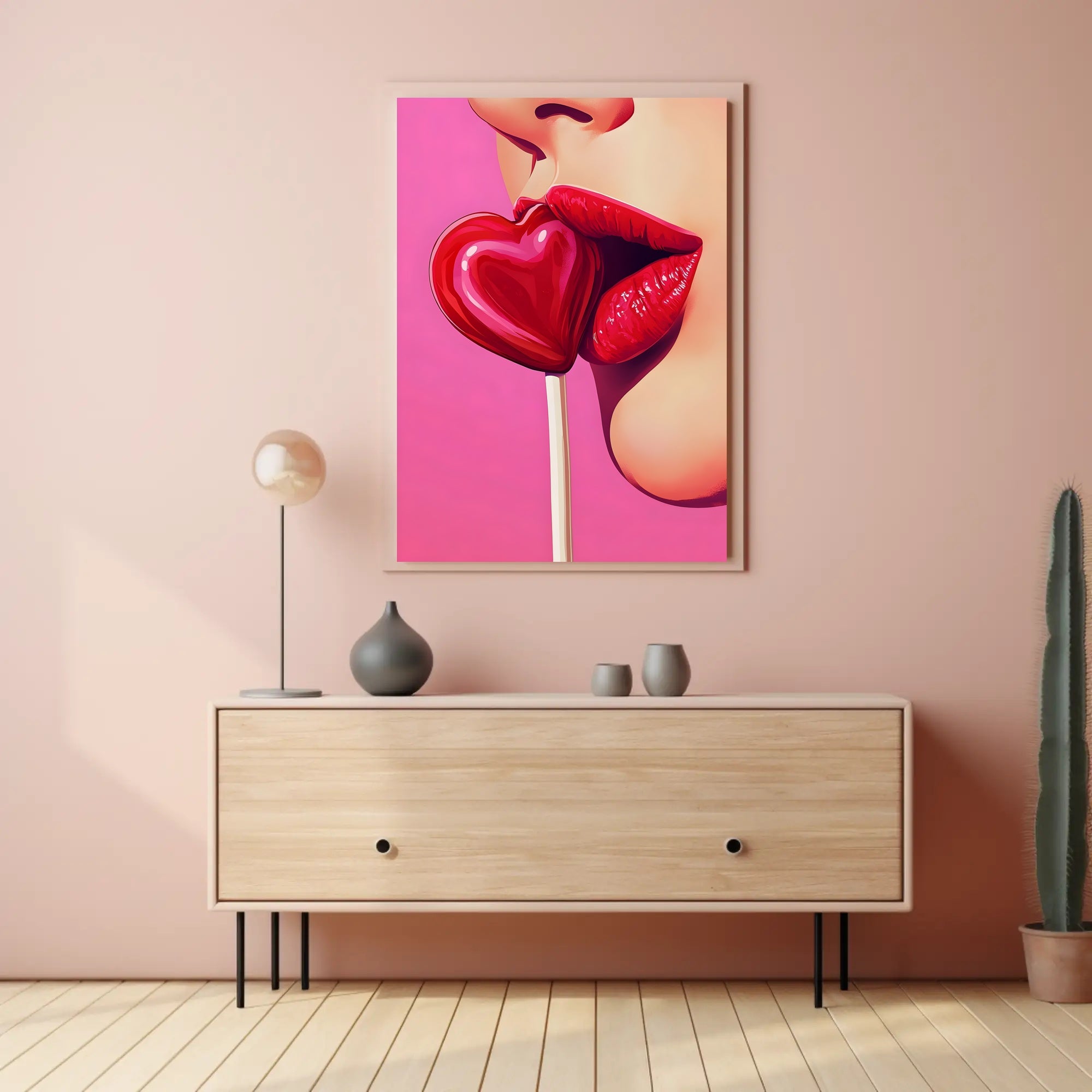 Sweet Temptation Pop Art Wall Poster Print