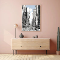 Urban Sketch Of Times Square Poster