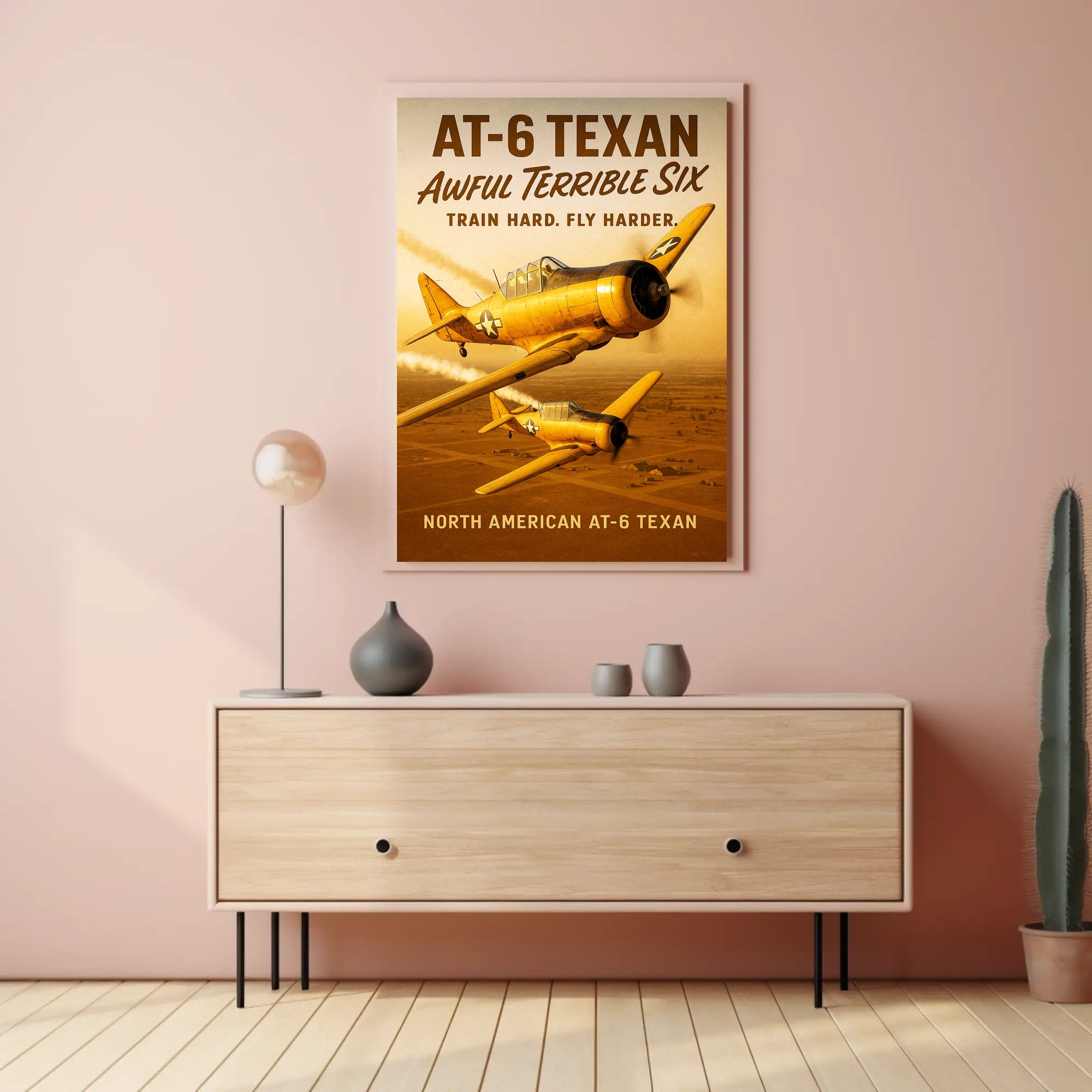 North American AT-6 Texan Poster PosterGoat