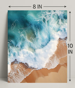 Ocean Waves Poster