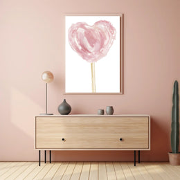Heart of Sweetness Poster Romantic Wall Art Print