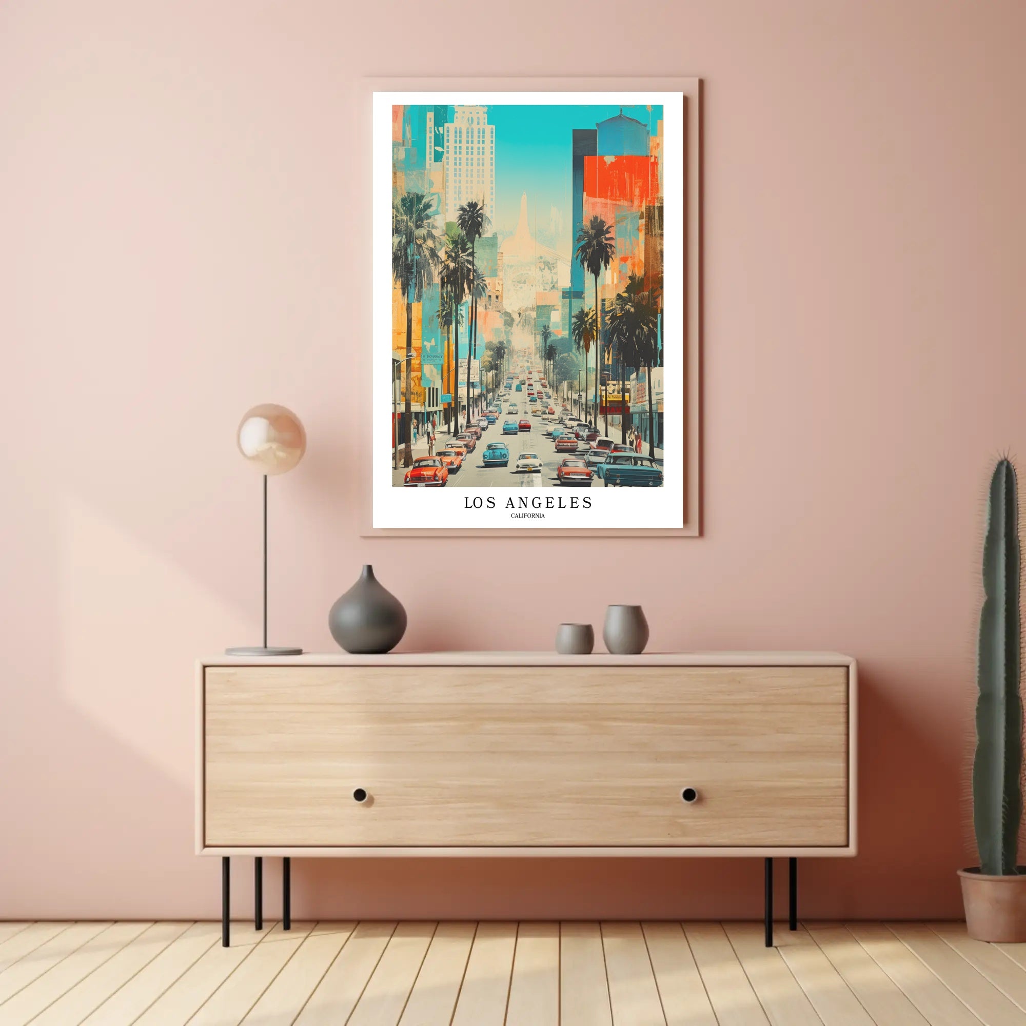 Los Angeles Vibes Poster PosterGoat