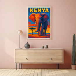 Majestic Kenya Poster