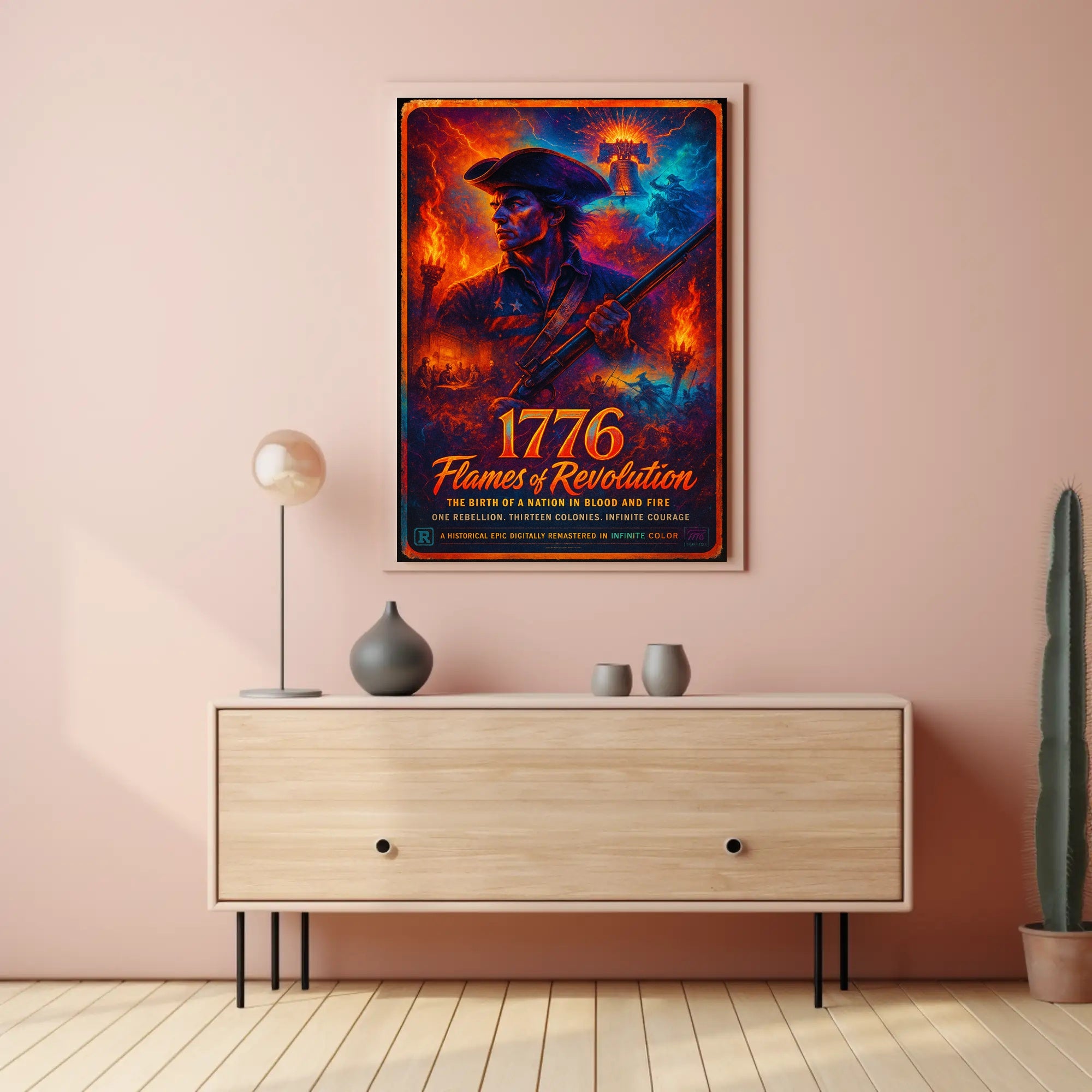 1776 Rebellion and Independence Historical or Presidential Poster