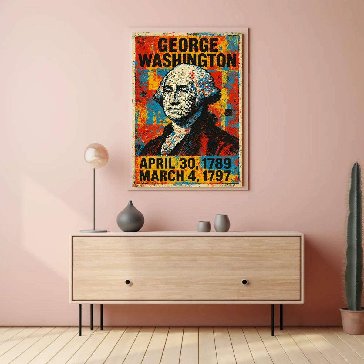 George Washington First President Poster