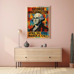 George Washington First President Poster
