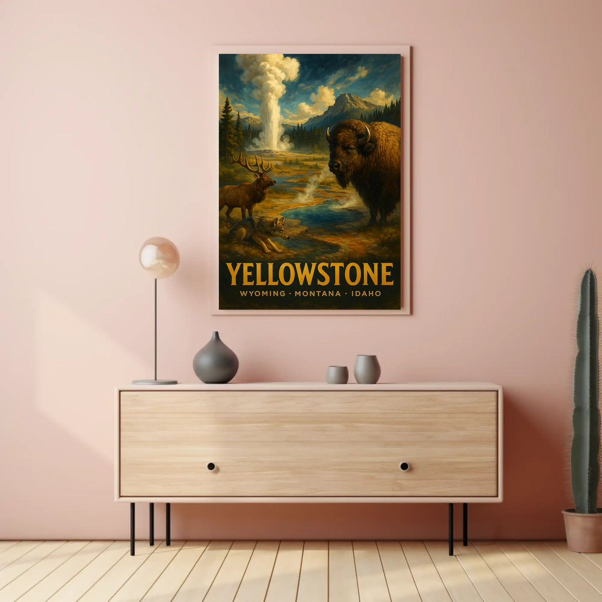 Yellowstone National Park Poster