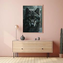 Winter Wolf Poster PosterGoat