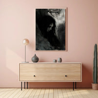 Mystical Gothic Figure in Dark Artistic Poster PosterGoat