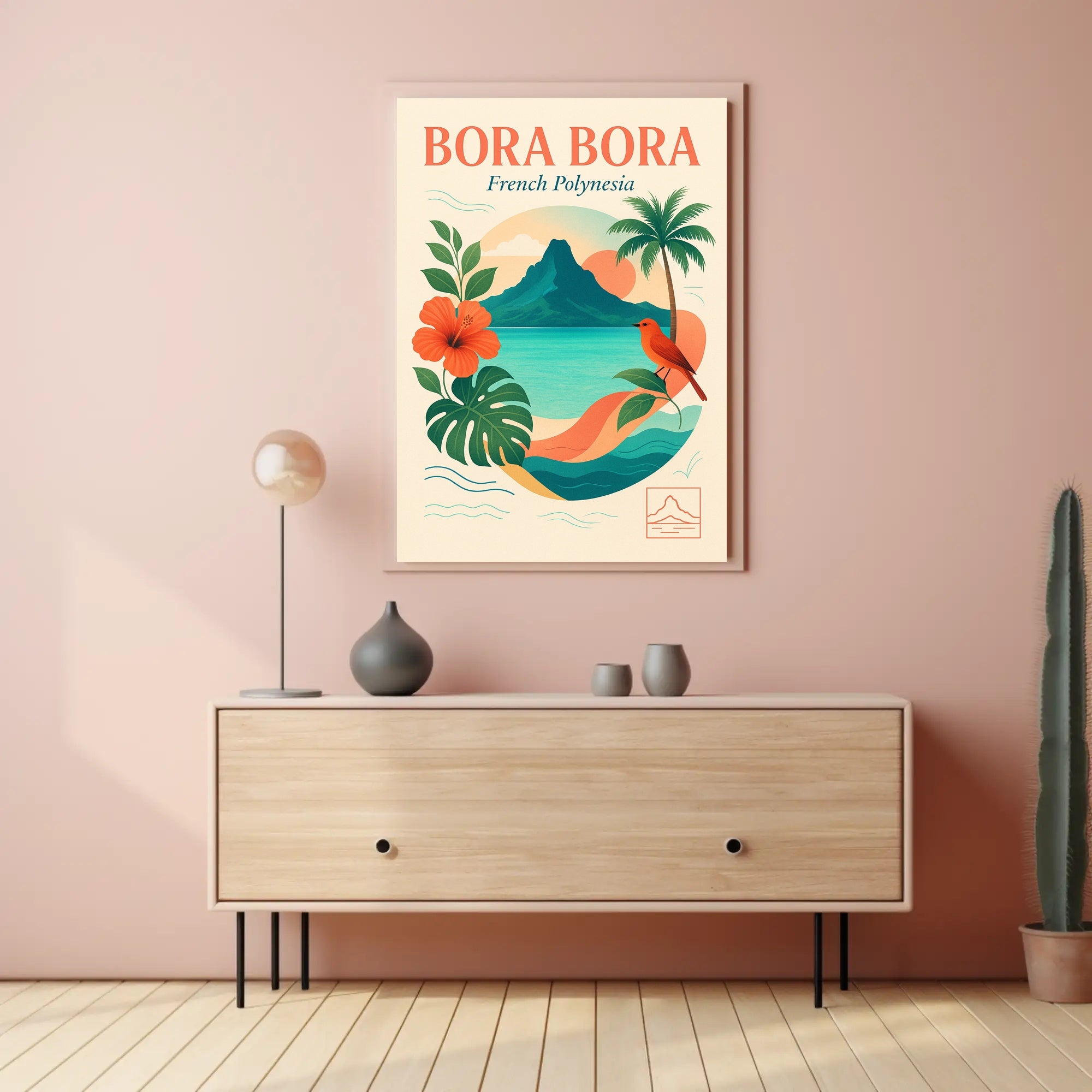 Bora Bora French Polynesia Poster PosterGoat