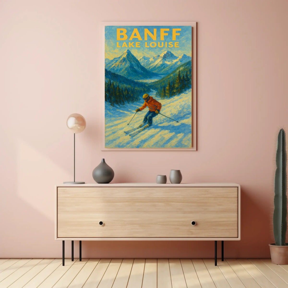 Banff Lake Louise Ski Adventure Poster