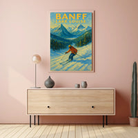 Banff Lake Louise Ski Adventure Poster