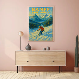 Banff Lake Louise Ski Adventure Poster