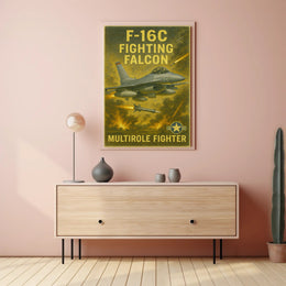 F-16C Fighting Falcon Poster PosterGoat