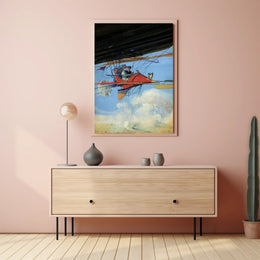 Whimsical Flight Adventure Poster PosterGoat