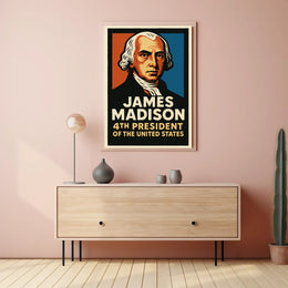 James Madison 4th President Poster