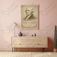 Classic American Leader Portrait in Historical or Presidential Poster