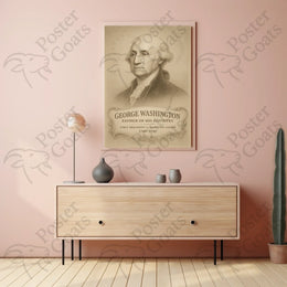 Classic American Leader Portrait in Historical or Presidential Poster