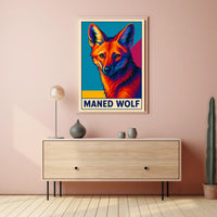 Maned Wolf Poster