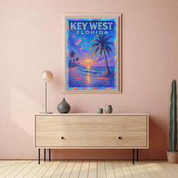 Key West, Florida Sunset Poster