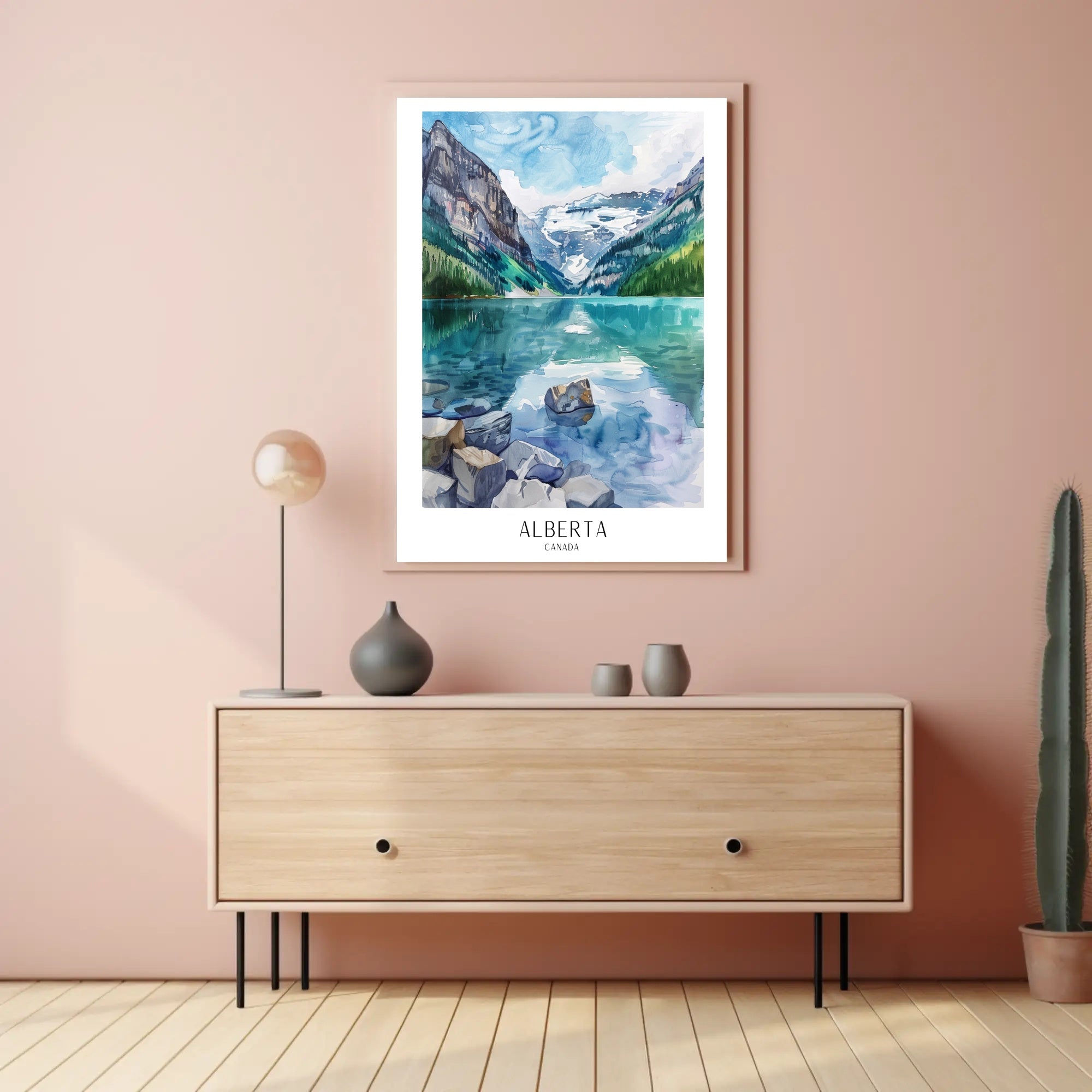 Serene Landscapes of Alberta Poster PosterGoat