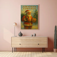 Santa Claus Christmas Scene Wall Art Poster - Cultural or Heritage Poster