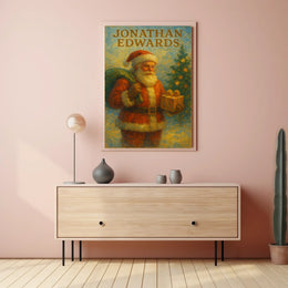 Santa Claus Christmas Scene Wall Art Poster - Cultural or Heritage Poster