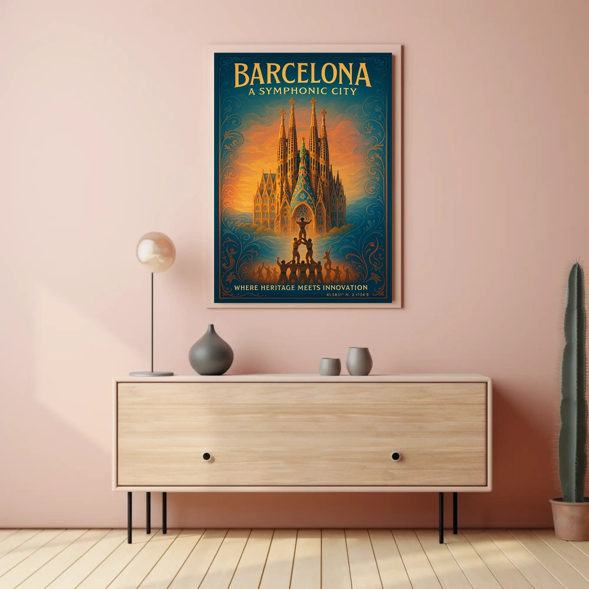 Barcelona A Symphonic City Poster