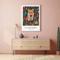 William Morris Nature Art Red Fox Cultural or Heritage Poster