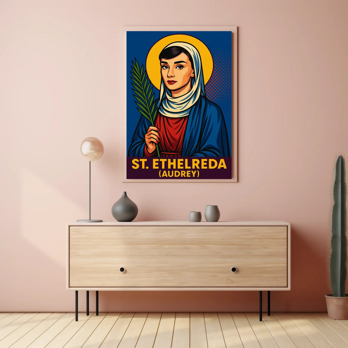 St. Ethelreda (Audrey) Poster