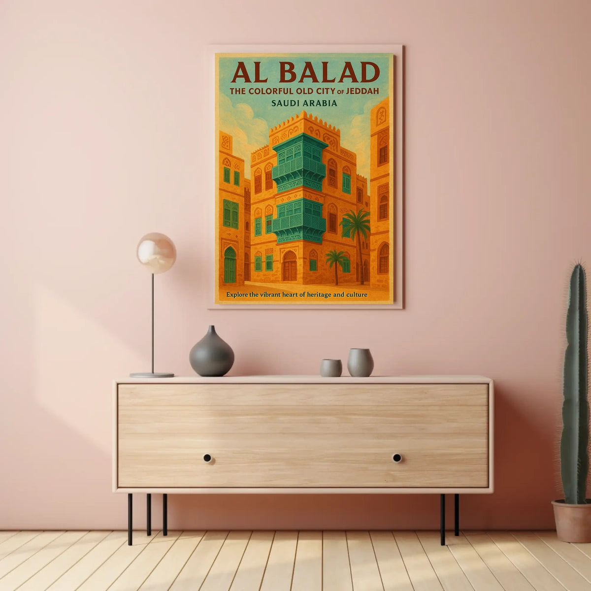Al Balad The Colorful Old City Of Poster