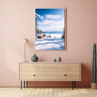 Winter Serenity In The Mountains Poster