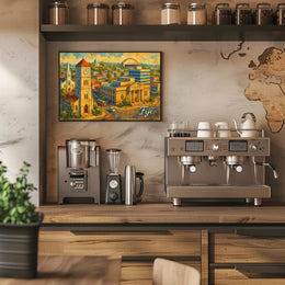 Scenic Fiji Cityscape Poster