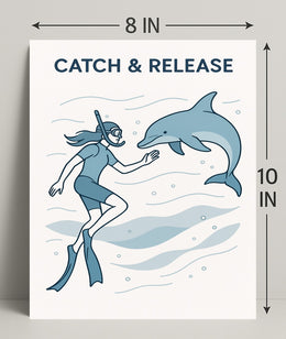 Catch & Release Poster PosterGoat