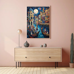 Enchanted Venetian Night Poster