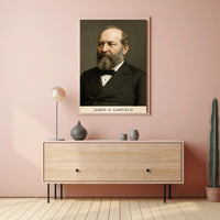 James A. Garfield Presidential Historical Poster
