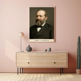 James A. Garfield Presidential Historical Poster