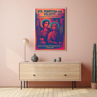 Saints Perpetua And Felicity Martyrs Poster
