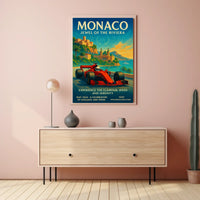 Monaco Jewel of the Riviera Poster
