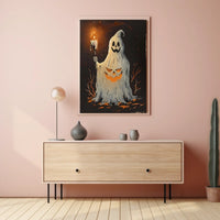 The Haunted Pumpkin Spirit Poster