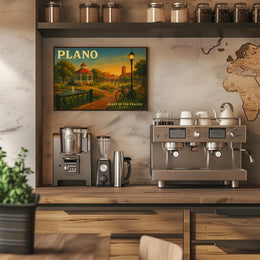 Heart of the Prairie Travel Poster Art Print