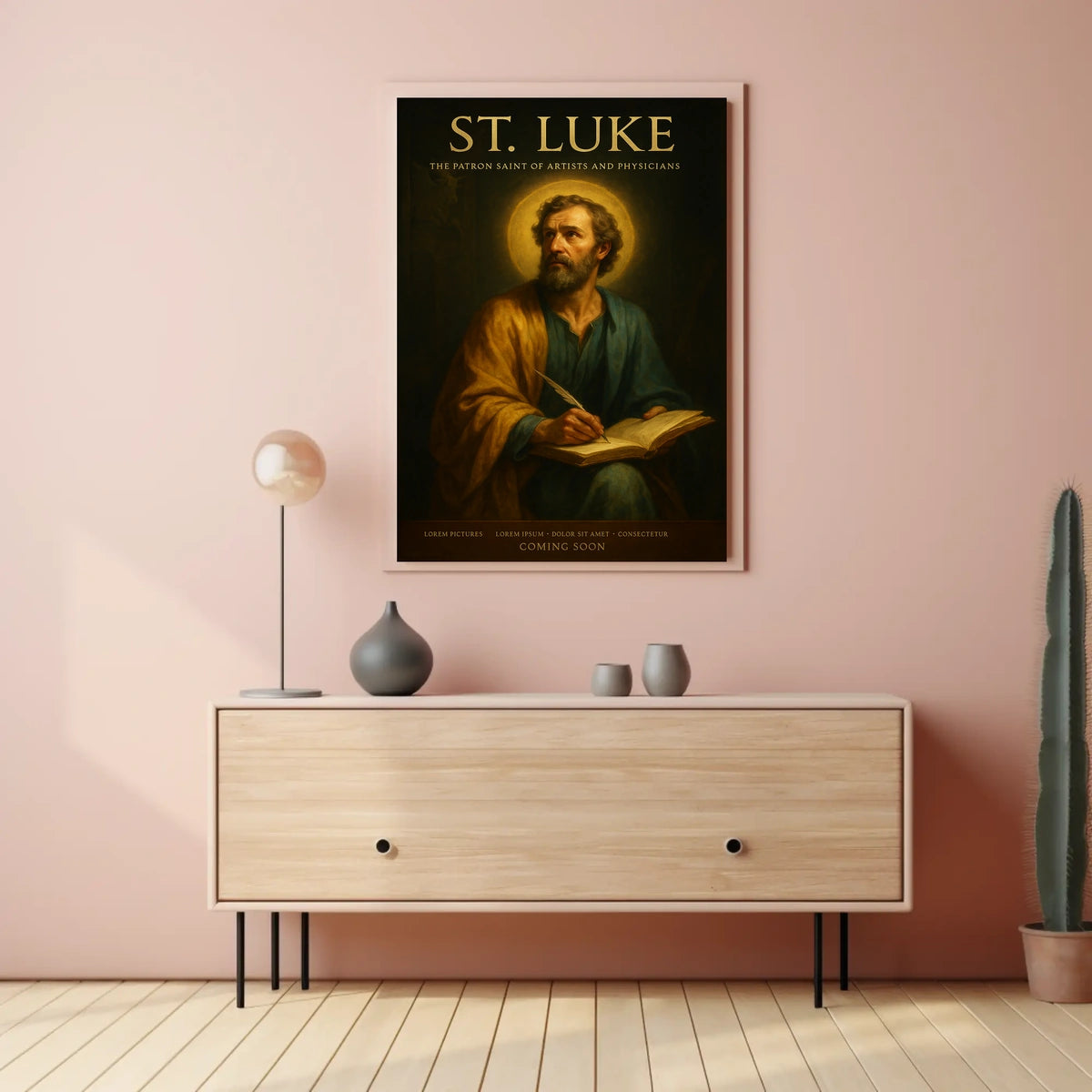 St. Luke The Patron Saint of Artists and Physicians Poster