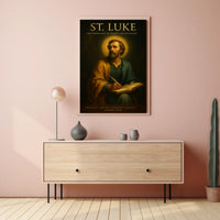 St. Luke The Patron Saint of Artists and Physicians Poster